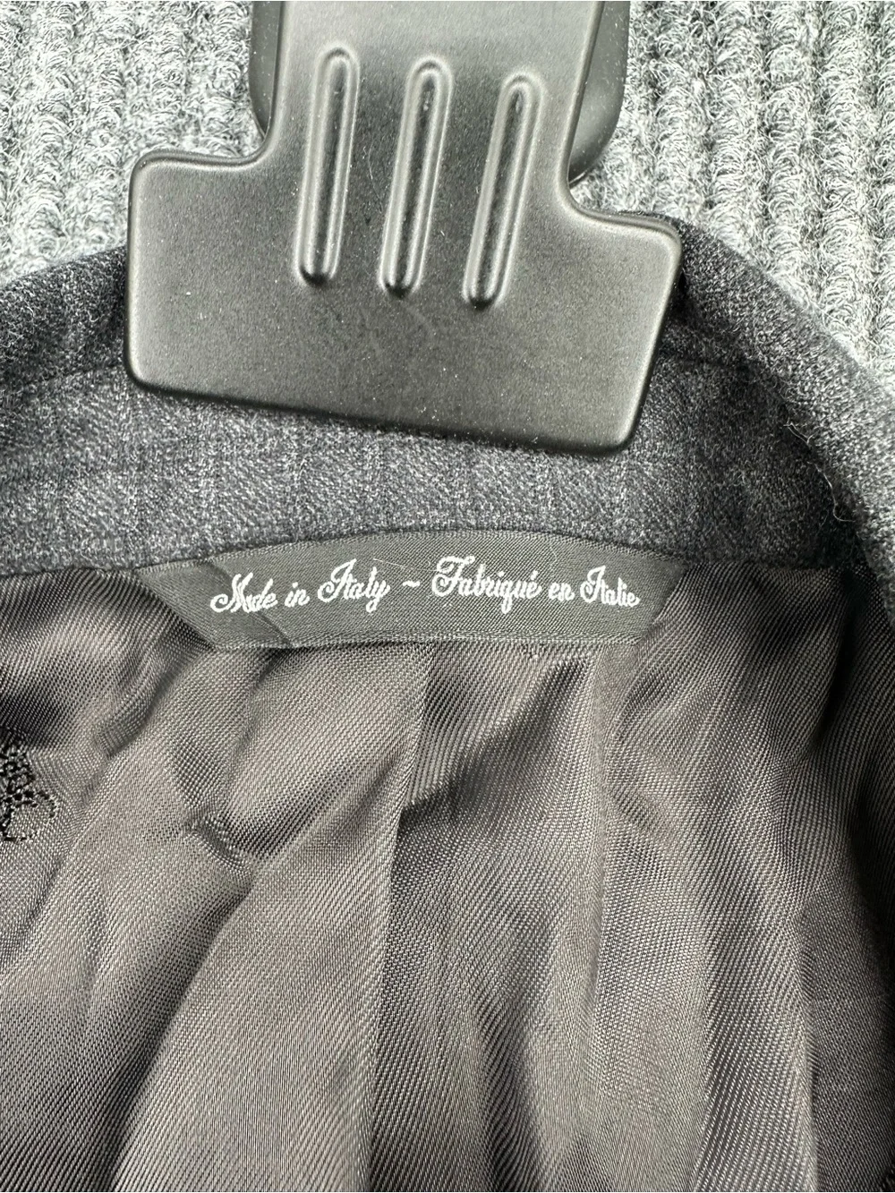 Saks Fifth Avenue x Ermenegildo Zegna Heritage 46R Gray Wool Sport Coat Italy
